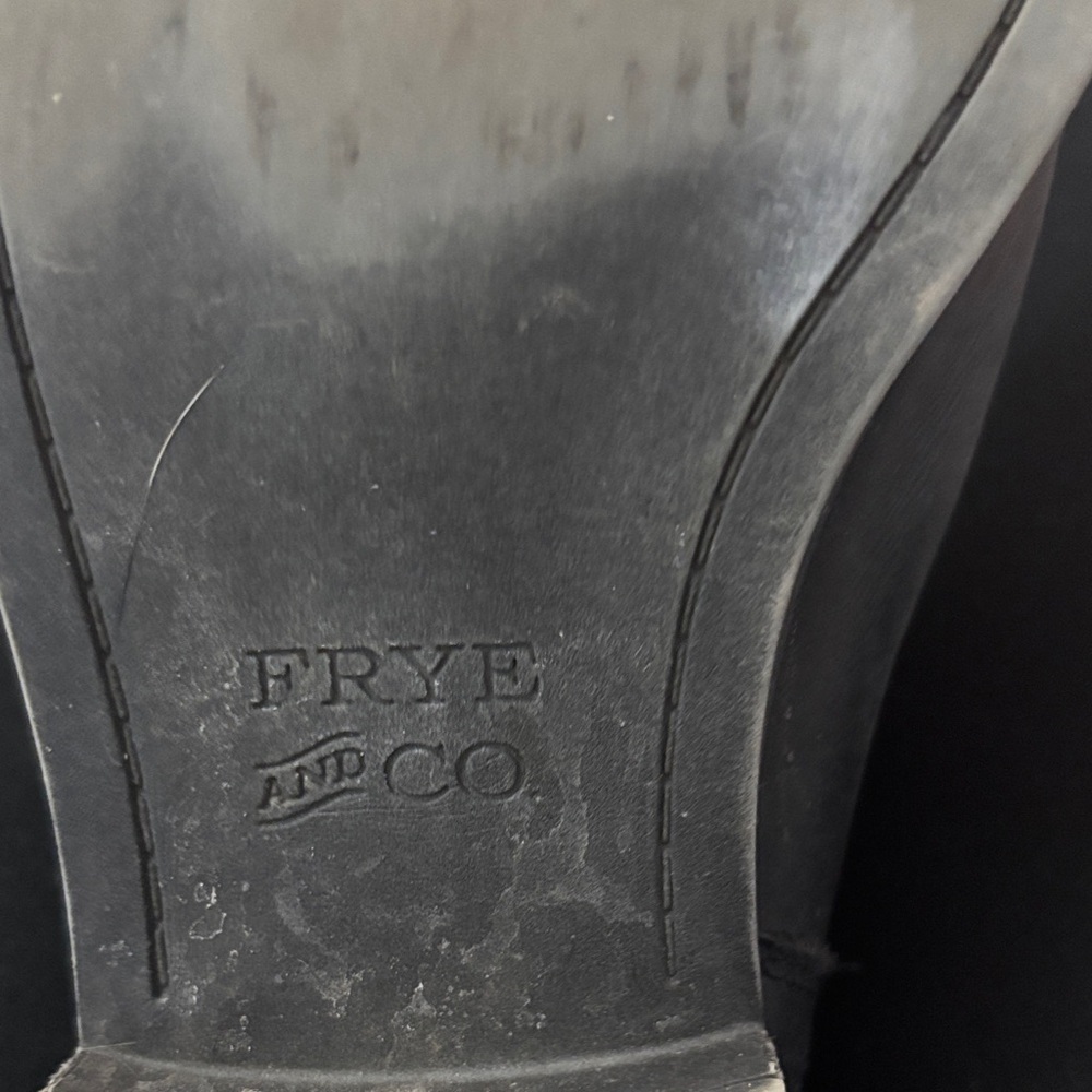 FRYE AND CO. Black Leather Jolie Boots Size 7 - Picture 9 of 9